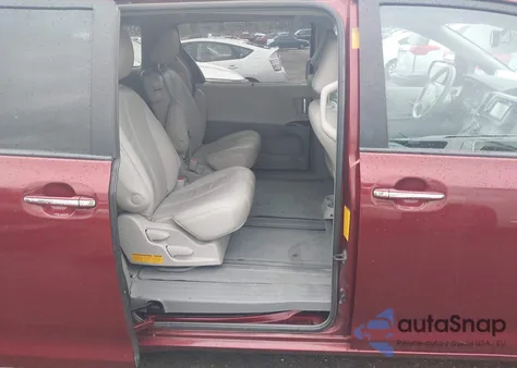 2013 Toyota Sienna Xle V6 8 Passenger из США, поврежденный, VIN 5TDYK3DC1DS386143